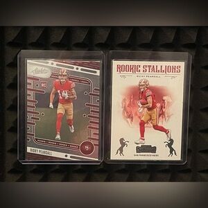 RICKY PEARSALL 2024 PANINI ABSOLUTE & CONTENDERS FOOTBALL-ROOKIE SET-49ers